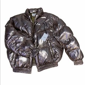 Isabel Marant Metallic Shell Puffer Jacket